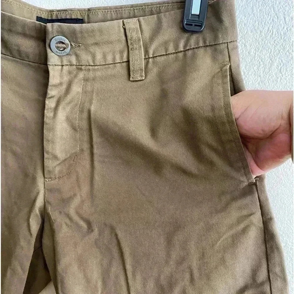 Brixton Carter Slack Shorts Tan 30 - Picture 7 of 12